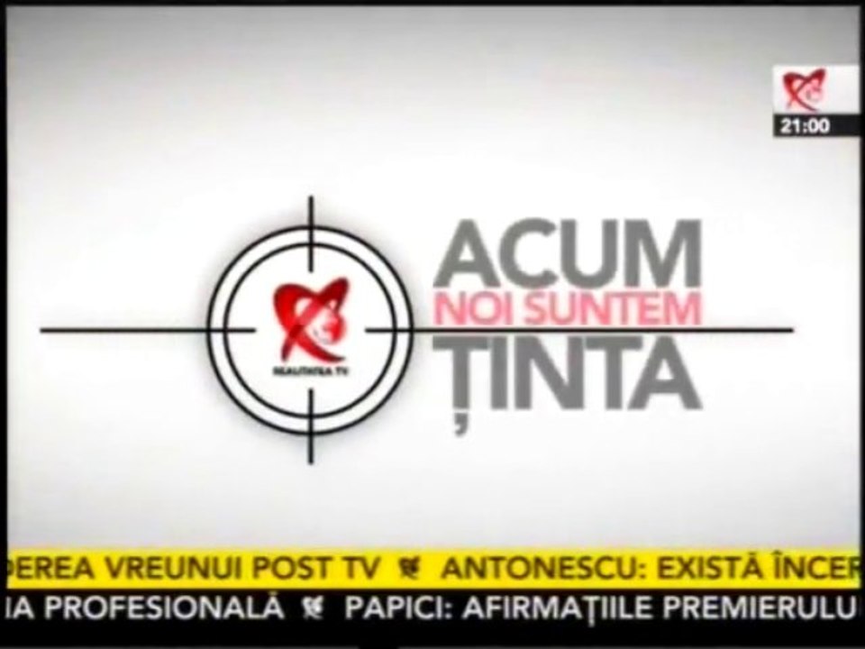 1/ 4 - REALITATEA TV - TINTA LUI VICTOR PONTA. "Jocuri de putere" cu mai multi jurnalisti ai Realitatii TV