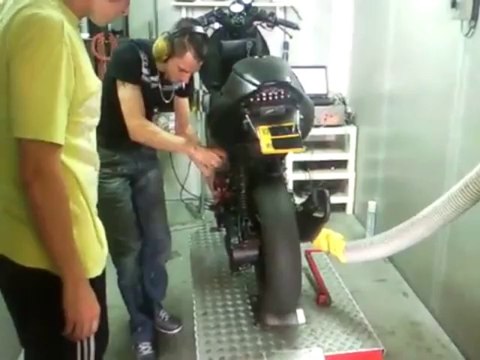 Italjet Dragster op de Testbank