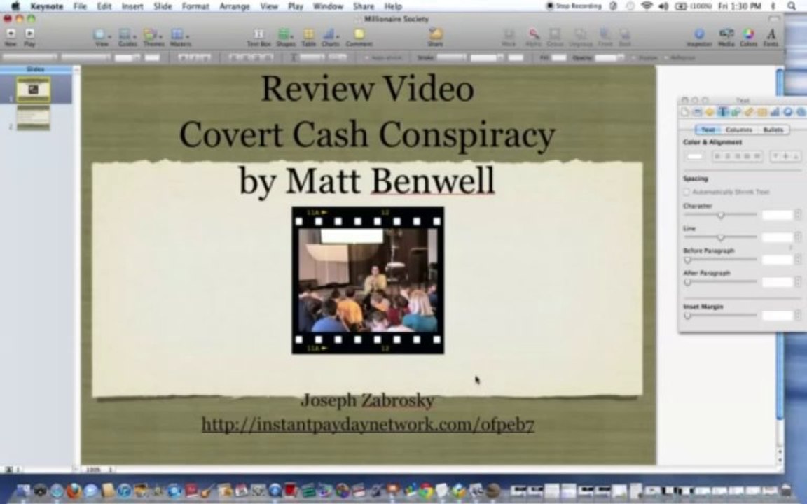Don't Buy Covert Cash Conspiracy by Matt Benwell - Covert Cash Conspiracy Review