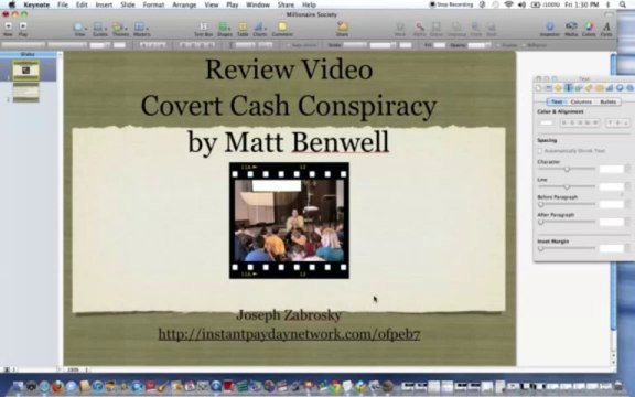 Don't Buy Covert Cash Conspiracy by Matt Benwell - Covert Cash Conspiracy Review