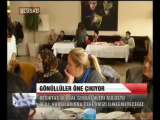 ULUSAL GÖNÜLLÜLERİ BEŞİKTAŞ' TA