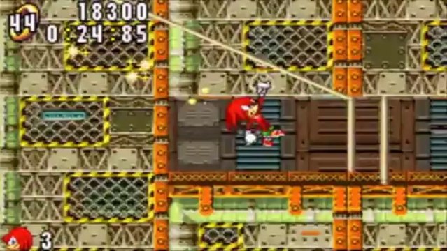 Sonic Advance - Knuckles : Secret Base Zone Act 1