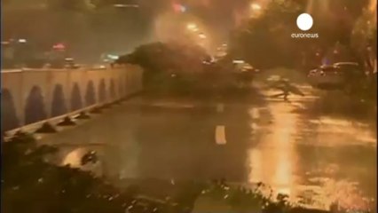 La côte orientale de la Chine frappée par le typhon Fitow