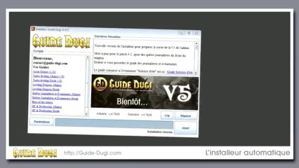 Tutoriel Guide Dugi pour WoW : L&#39;Installeur Automatique