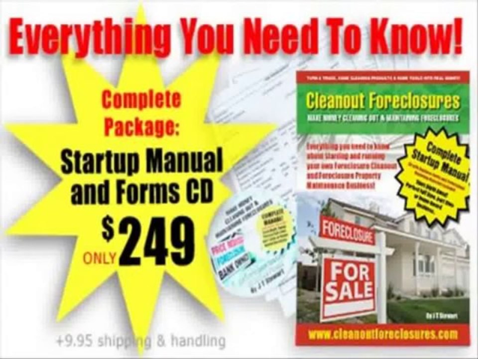 Profit From Cleaning Out Foreclosures   secret guideline reviews