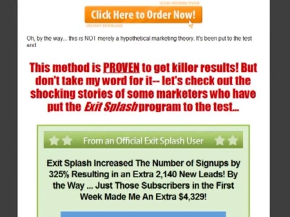 Exit Splash
