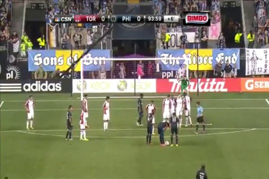 Kleberson'dan son dakika frikik golü