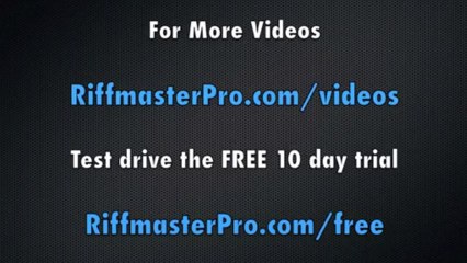 Riffmaster Pro How To Slow Down Or Speed Up Your Songs