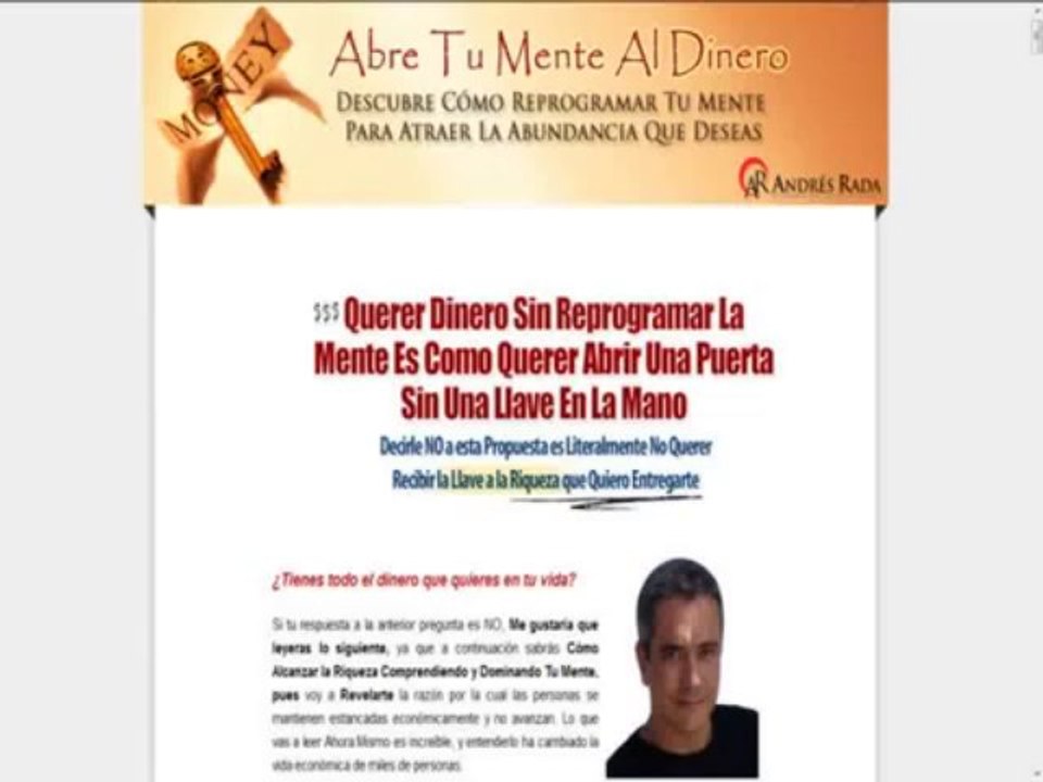 Abre Tu Mente Al Dinero  Review and Bonus