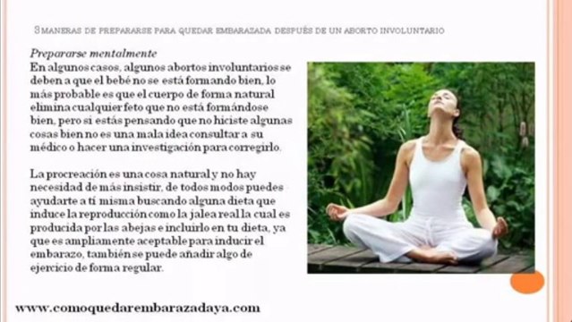 Como quedar embarazada: 3 maneras para quedar embarazada después de aborto involuntario