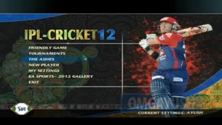 EA Sports Cricket 2012 + IPL-5 Patch For Cricket07 PC Game [Gameplay + HD 1080p] (OMGAyush)