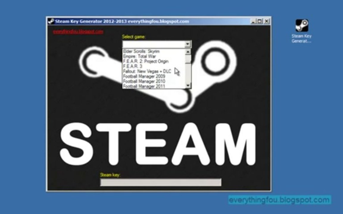 STEAM Keygen Download - Free steam games! UPDATED 2013