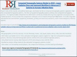 Computed Tomography Systems Industry 2019