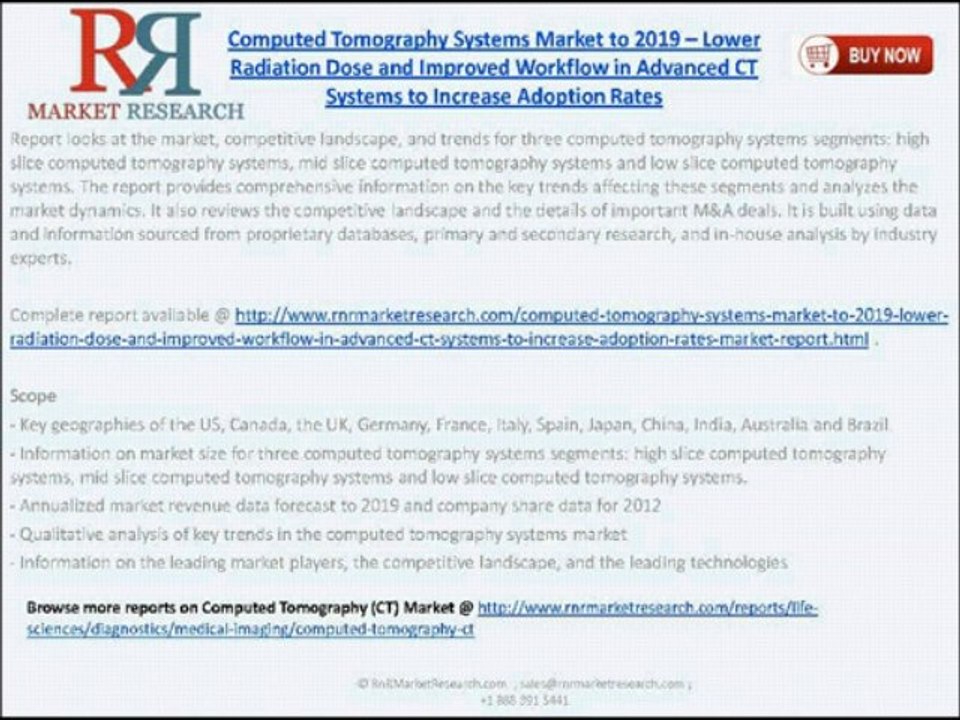 Computed Tomography Systems Industry 2019