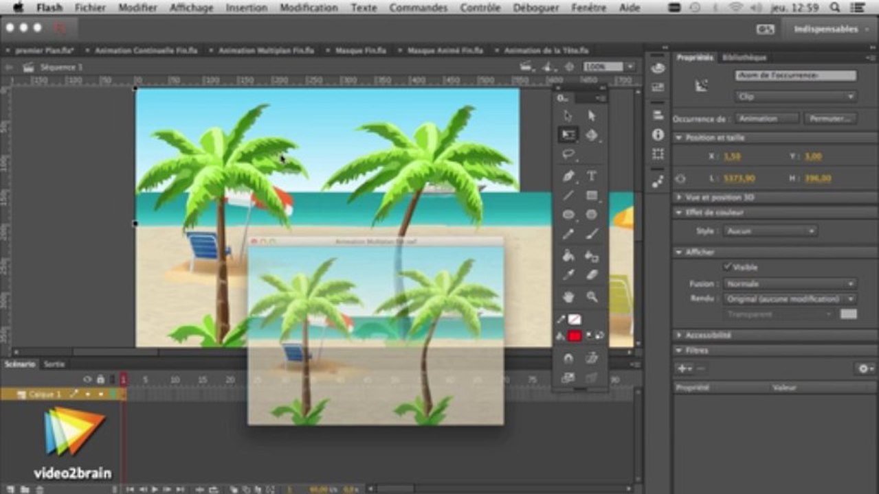 Flash Professional CC : trailer | video2brain.com