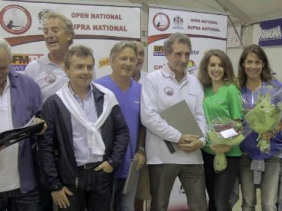 Jean-Jacques Bourdin et Fanny Agostini au 2e Open de pétanque - 07/10