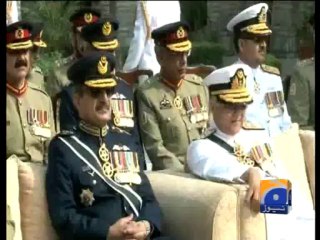 Farewell ceremony of CJCS-07 Oct 2013