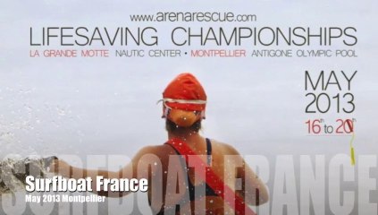 Surfboat. Coupe de France 2e étape à Montpellier. Arena Rescue
