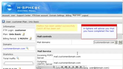 Creating a catchall email account in H-Sphere - Host Department LLC