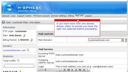 Creating an email forwarding in H-Sphere - Host Department LLC