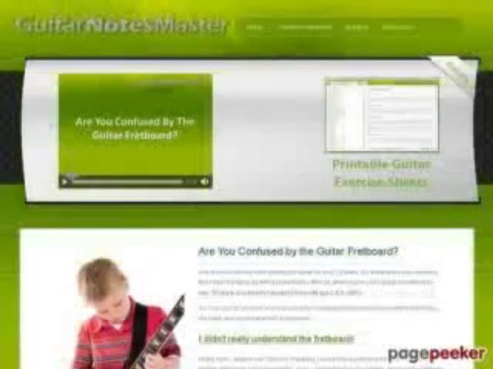 Guitar Notes Master - Software For Learning Notes and Scales