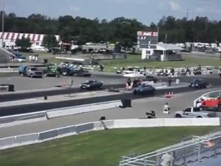 68 Firebird 400  vs Camaro at Brainerd show and go 2012 11.50 index class