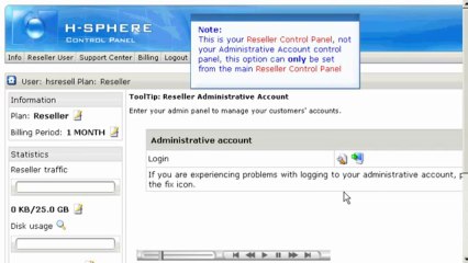 Customize your control panel URL in H-Sphere - Reseller Guide - Host Department LLC