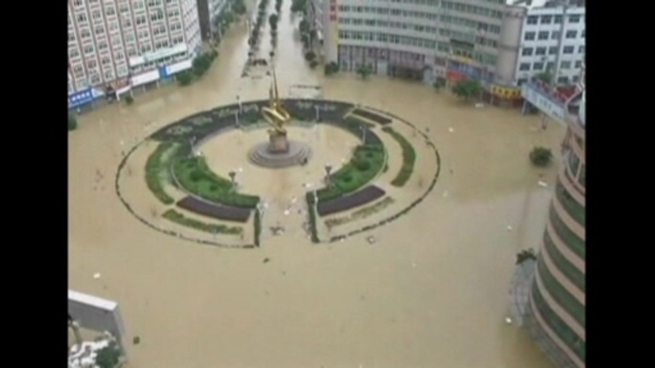 China typhoon cause massive flooding
