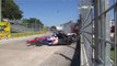Gros Crash de Dario Franchitti En plein grand prix à Houston!! IndyCar 2013