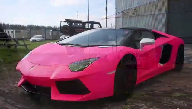 Richard Hammond grants girl's wish to go in a pink Lamborghini!