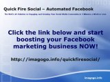 Quick Fire Social Review - Facebook Marketing Automation for Beginners and PROs