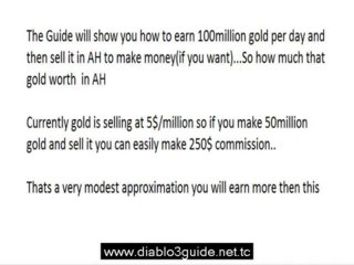 Diablo 3 Billionaire system - 1 Billion Gold in 3 weeks