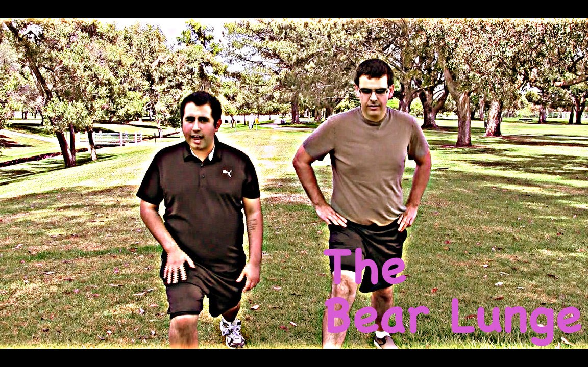 The Bear Lunge- Bearobics : A Beary Good Workout