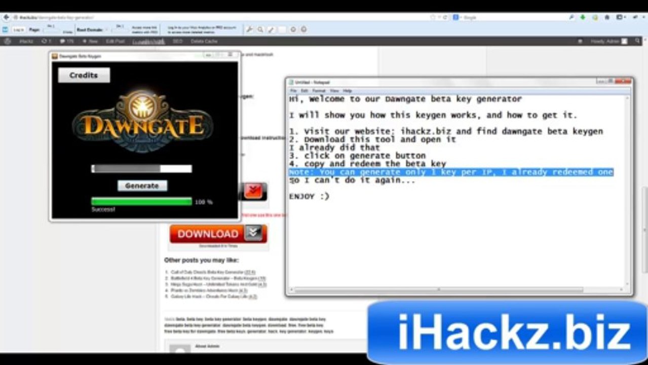 Dawngate Beta Keygen - Free Beta Key for Dawngate (Giveaway)