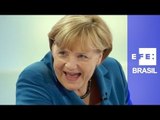 Merkel vence eleições alemãs com 42,5%, segundo pesquisa