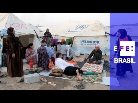 Em menos de uma semana, mais de 30 mil refugiados sírios chegaram ao Iraque, diz Acnur