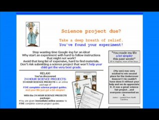 24 Hour Science Projects
