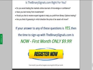 Binary Options Signals - The Binary Signals WebSite