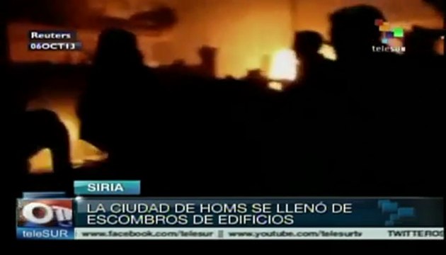 Siria: ciudad de Homs es bombardeada