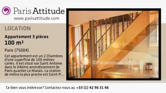 Appartement 2 Chambres à louer - St Paul, Paris - Ref. 1074