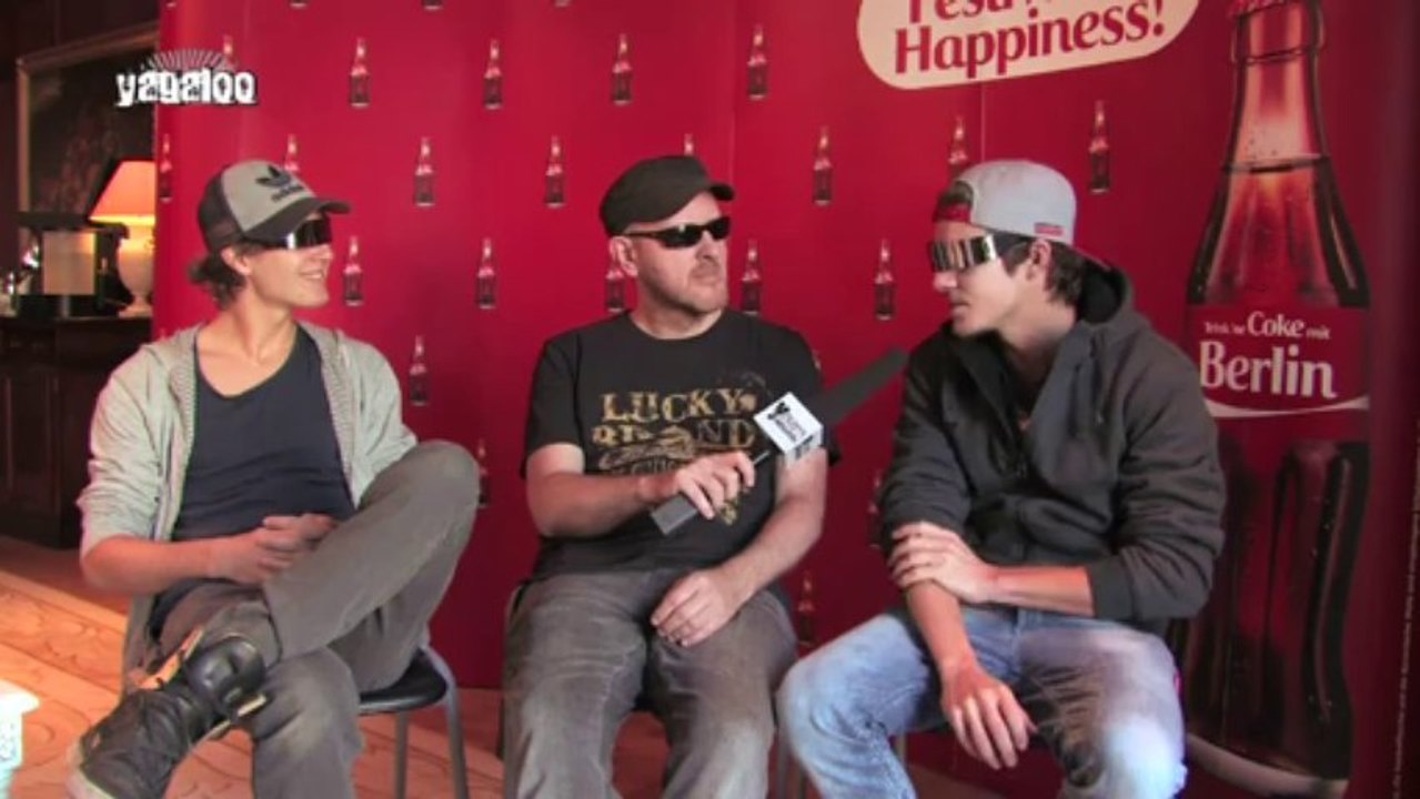 Laserkraft 3D im Interview beim coke Festival of Happiness