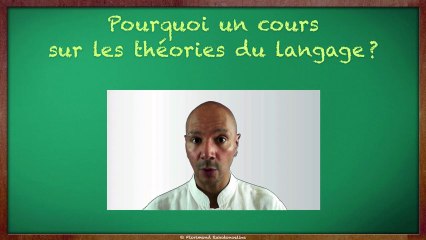 Présentation du cours Théories du langage