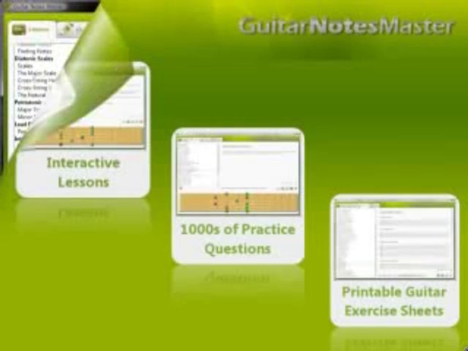 Guitar Lesson #7 - Guitar Notes Master Video Software - Ultimate Musician Teacher (Must See!)