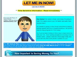 Wii Unlock Plus  Hot Graphics + Backend Sales = Aff  Dream flv