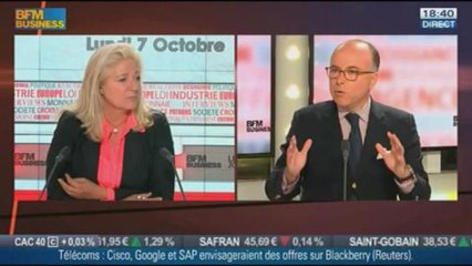 Bernard Cazeneuve, ministre du budget, dans Le Grand Journal - 07/10 3/4