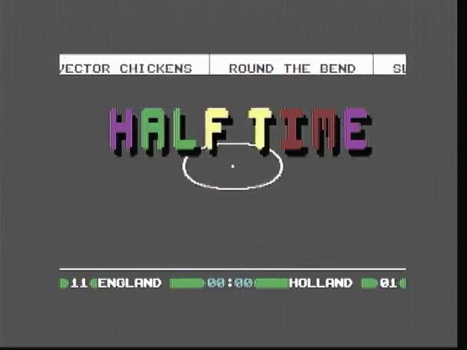Commodore 64 - International 5-a-side Football - Final - England vs Holland