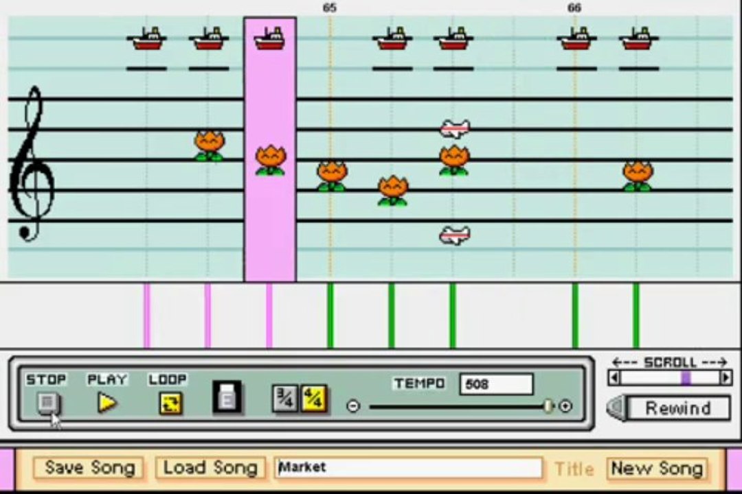 Ocarina of Time Market Theme - Mario Paint Composer