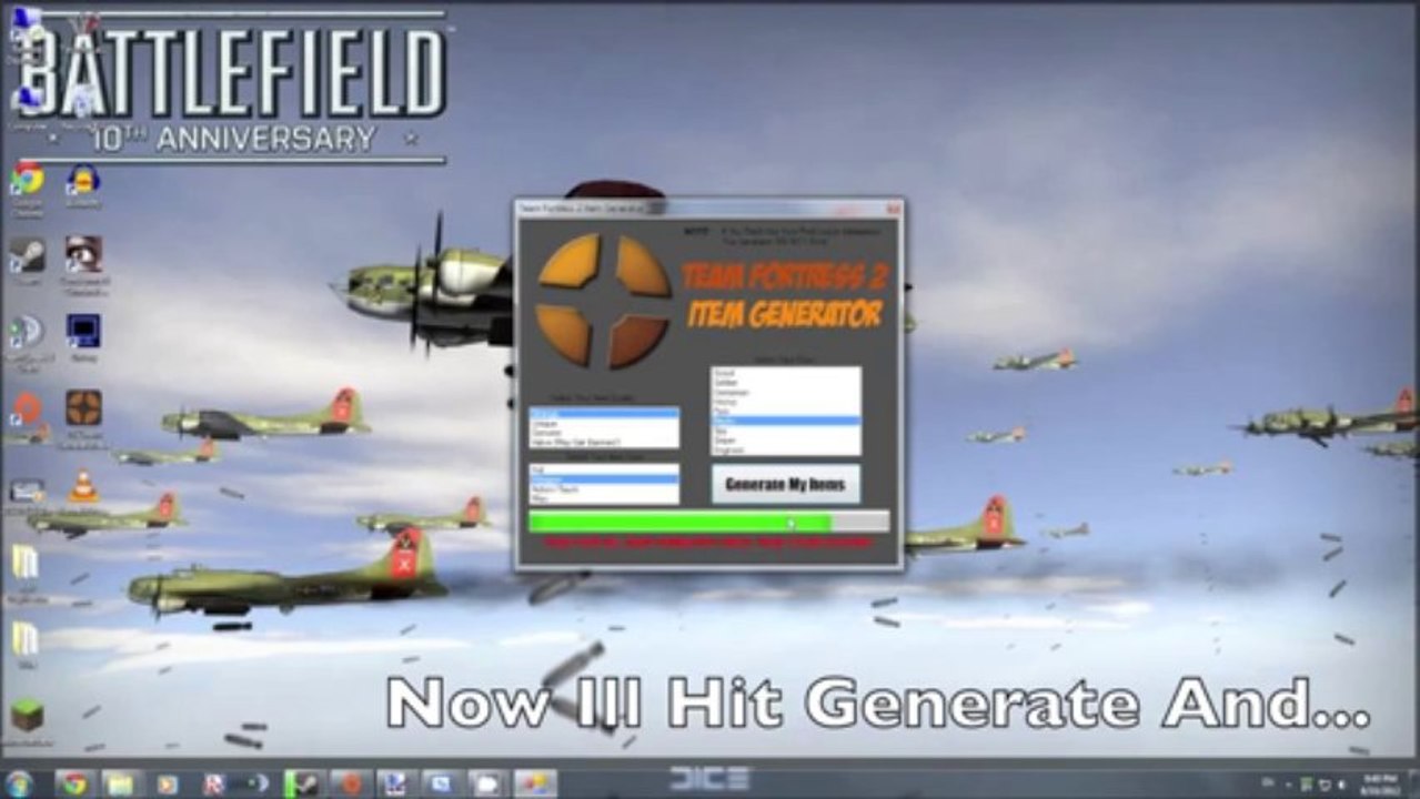 [TOOL-2013] Team Fortress 2 Hack Unusual Item, Hat Generator