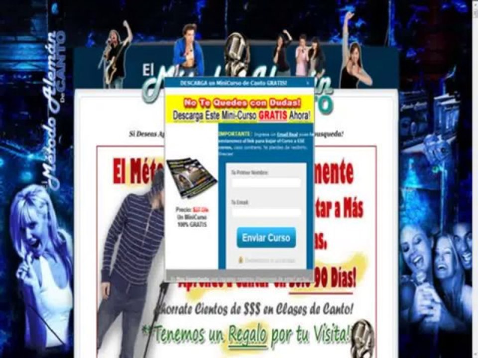 "Curso De Canto Profesional Multimedia" - "Metodo Aleman De Canto Best"