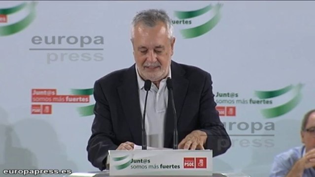 Griñán anuncia la convocatoria de congreso extraordinario